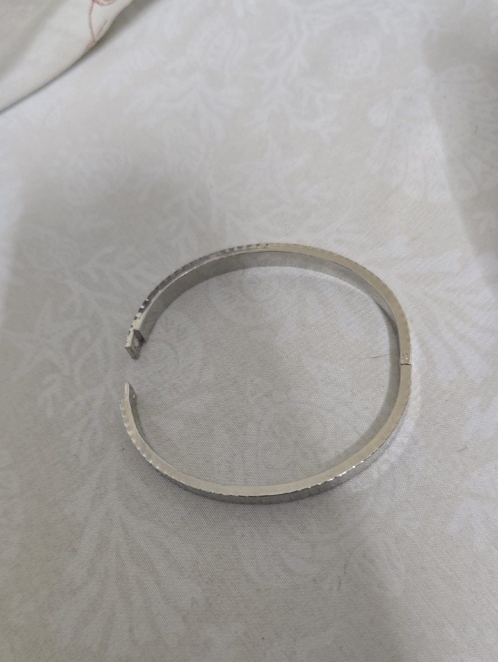 Minimal Silver Open Cuff Bracelet